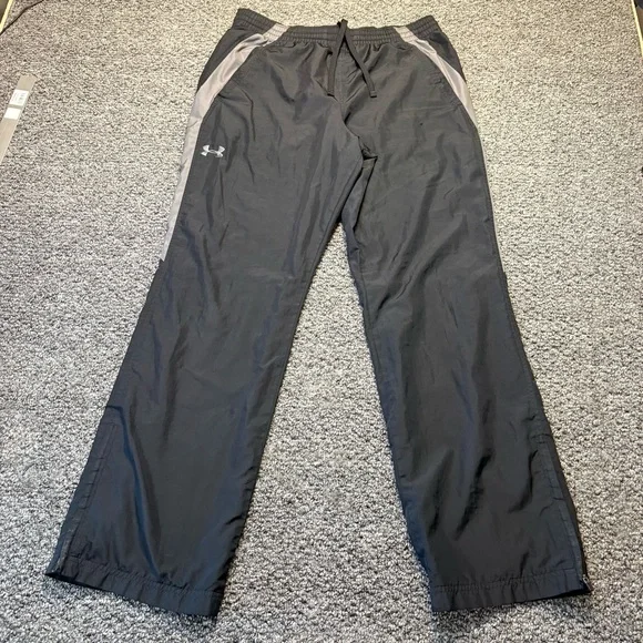Under Armour Black and Gray Athletic Pants - Picture 2 of 10